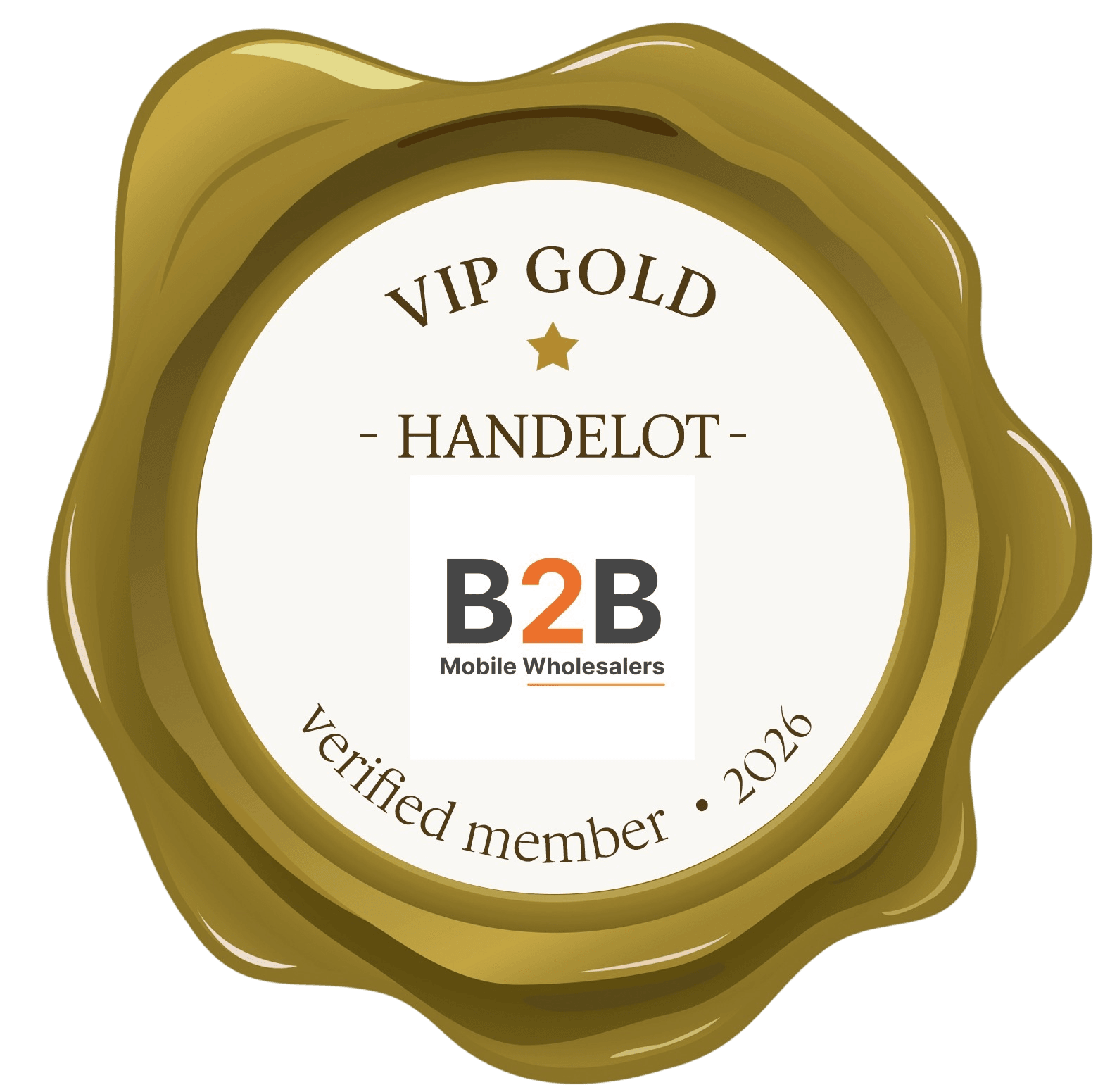 vip gold badge of b2b mobile wholesalers