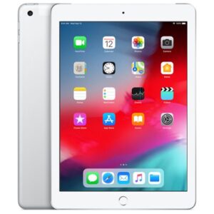 Apple iPad 6th Gen 9.7″ (2018) 32GB WiFi + Cellular – Silver Unlocked – Refurbished